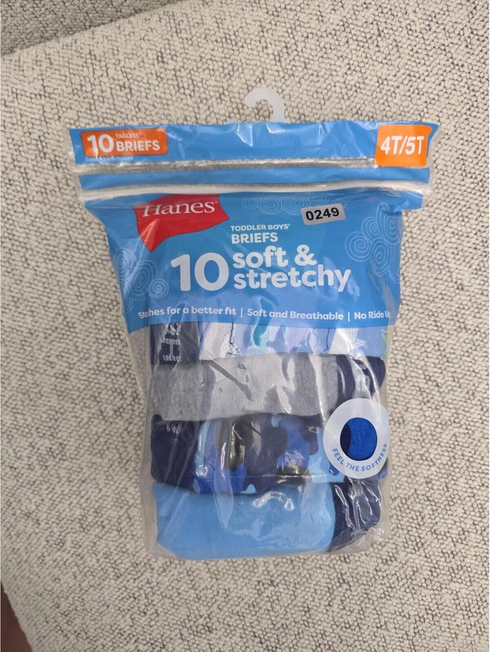 4t/5t brand new tagless briefs item 249 bin 19